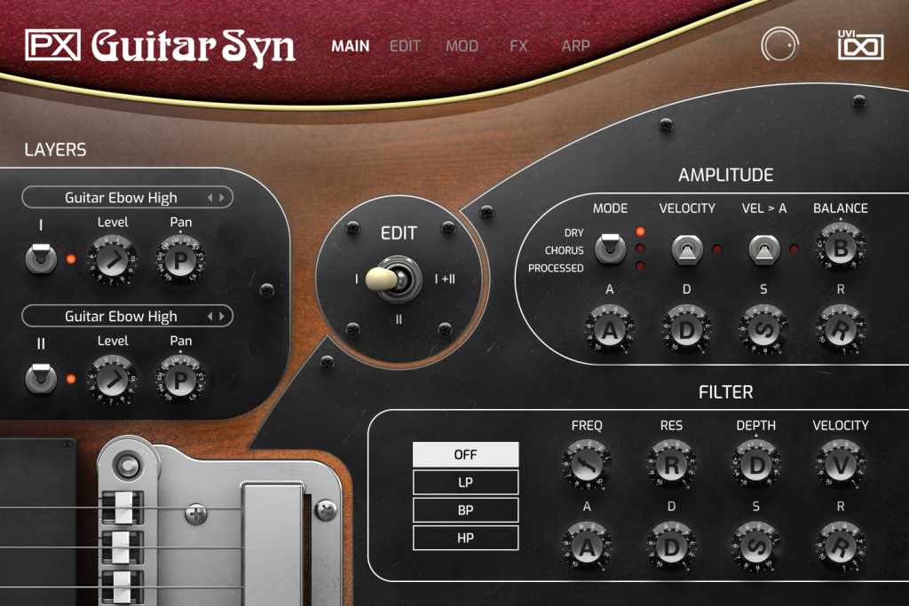 吉他合成器！UVI Soundbank PX Guitar Syn v1.0.0 WIN版