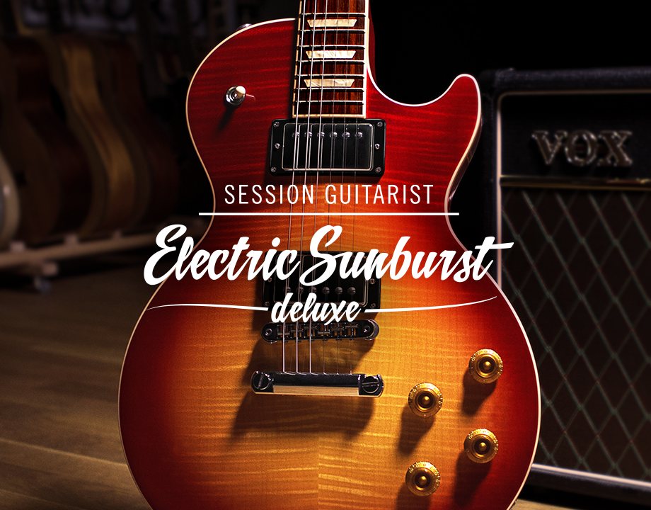 节奏电吉他音色库扩展升级！Native Instruments Session Guitarist Electric Sunburst Deluxe v1.1.0 KONTAKT