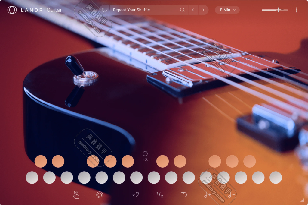 多风格虚拟吉他音源！LANDR LANDR Guitar v1.1.5 WIN版