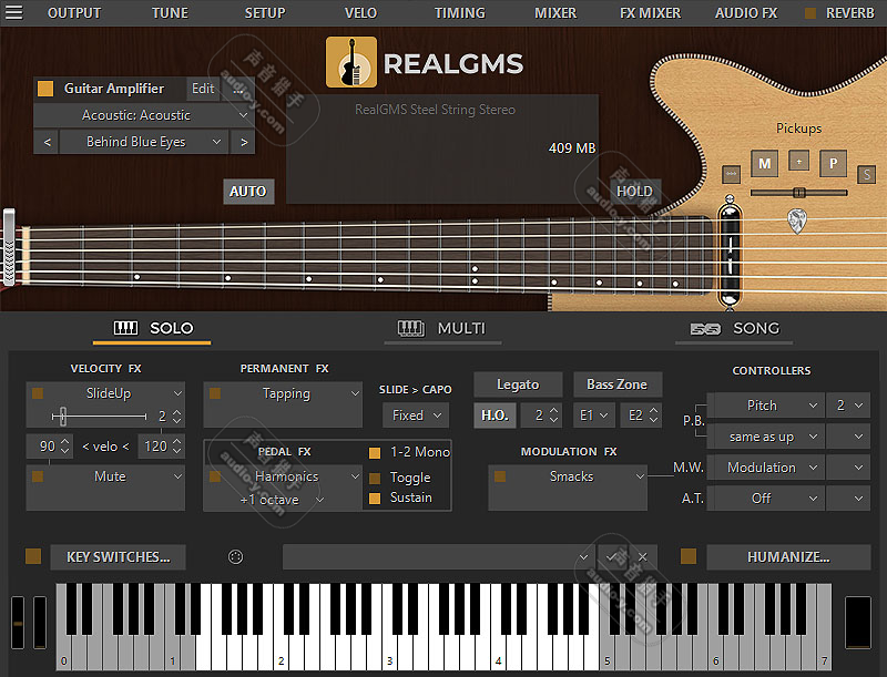全新钢弦虚拟吉他音源！MusicLab RealGMS v1.0.0 WIN版（附带安装教程）