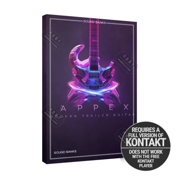 现代预告片吉他氛围音源！Keepforest Appex – Modern Trailer Guitar KONTAKT